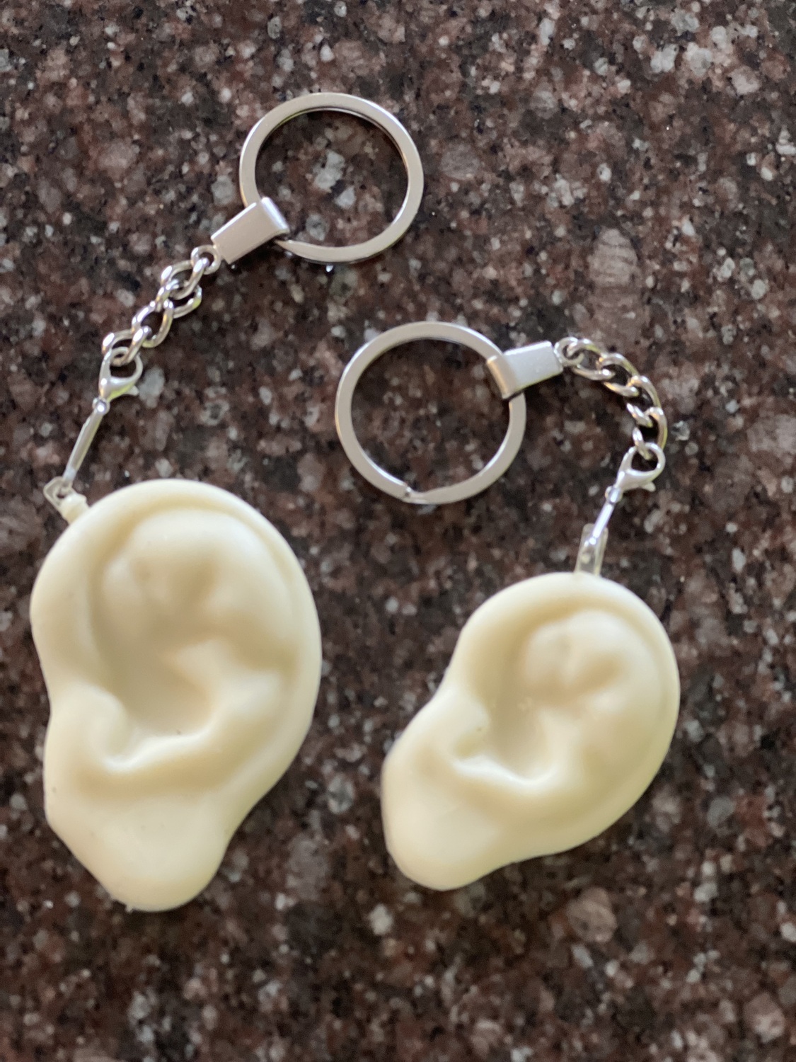 Пара брелков  "УШИ БОРЦА" малое и большое